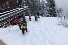 Start der Schneeschuhtour am Samstag