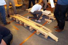 Bau der Brücke