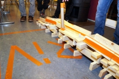 Die fertigen Brücken